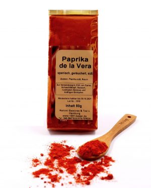 Paprika de la Vera spanisch, geräuchert, süß