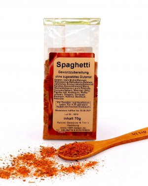 Spaghetti Gewürzzubereitung