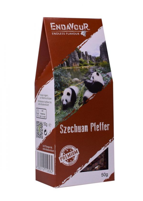 Szechuan-Pfeffer rotbraun ganz, 80 g