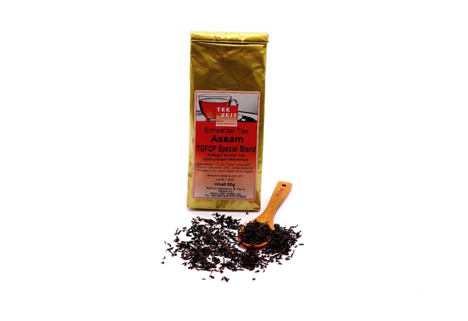 Schwarzer Tee Assam - online im 1001-Basar bestellen
